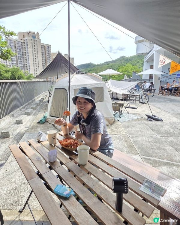 📍警署變身‼️🏕️ 白色小屋🤗露營風輕食cafe ☕️