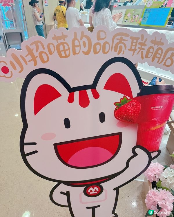 皇庭廣場新茶飲 🍵  爺爺不泡茶  貓狗仔造型超可愛 🐶🐱