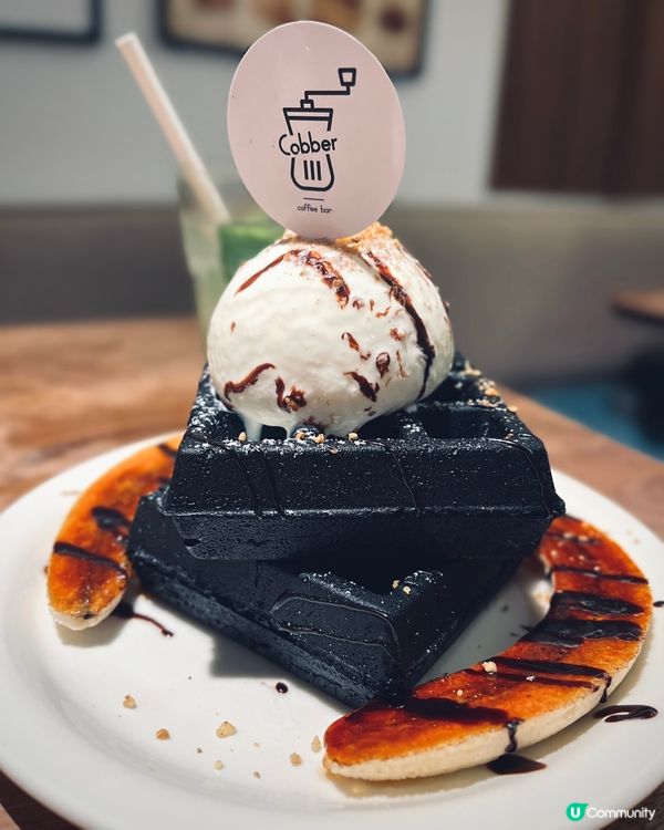 觀塘人氣文青風cafe🧇必食招牌糯米窩夫🤤
糯米窩夫必試！