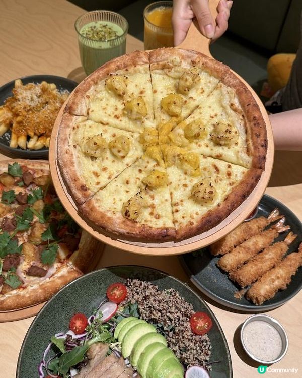 北上食披薩🍕  朋友話香港都有得食？🤫