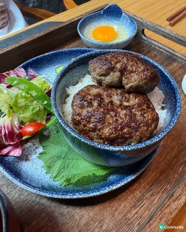 168和牛漢堡定食