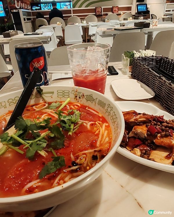 米線陣🍅麻辣番茄湯米線試食報告！😋