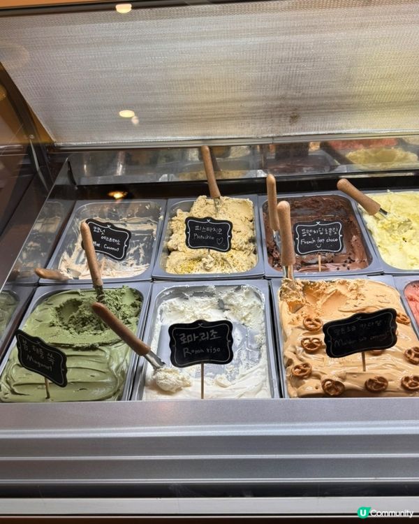 🇰🇷廣藏市場隱藏版Gelato🍨 復古歐風