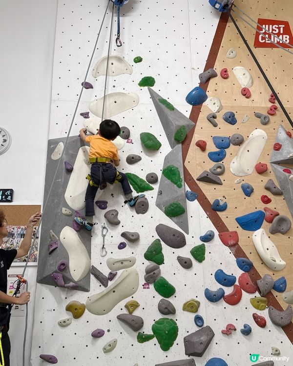未到5歲就可以挑戰下自己 | 兒童暑期攀石課程 