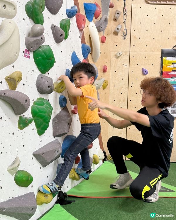 未到5歲就可以挑戰下自己 | 兒童暑期攀石課程 