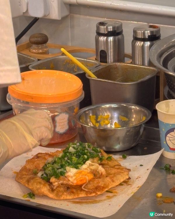 🎀深水埗。爆量蔥即炸手工蔥油餅🌱🎀