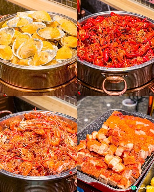 自助撈海鮮區域 無限量任撈任煮