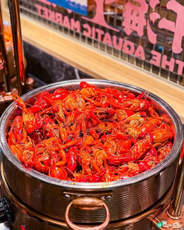 自助撈海鮮區域 無限量任撈任煮