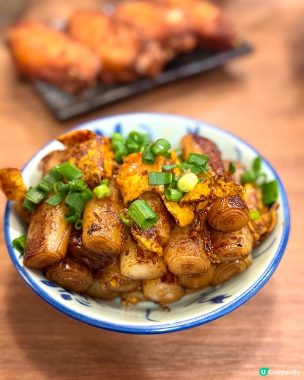 必食香煎脆邊蛋肉餅豬油撈飯