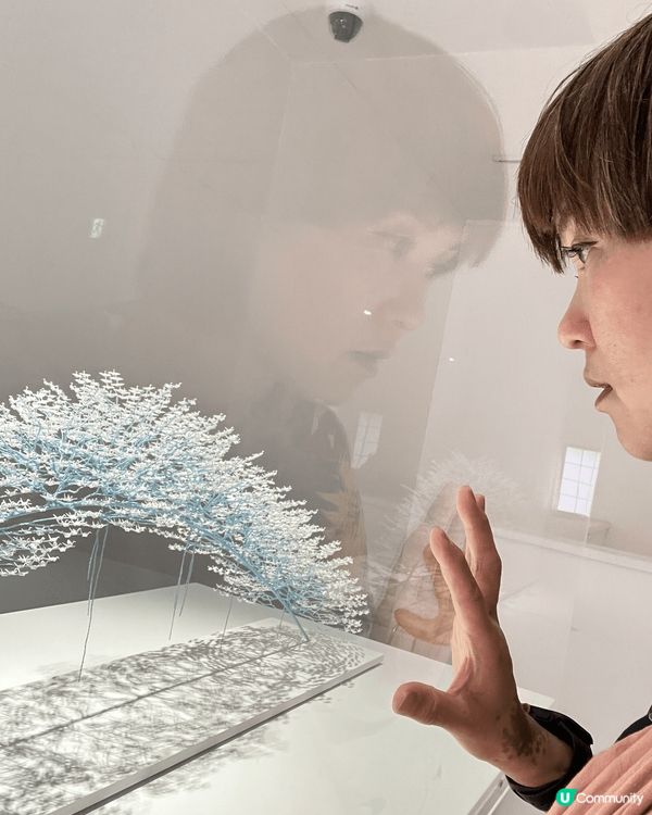 小野川直樹博物館內5mm的千羽鶴，全部人手摺紙非常細緻。