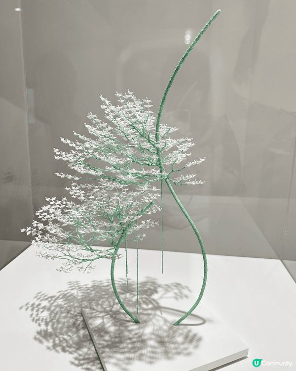 小野川直樹博物館內5mm的千羽鶴，全部人手摺紙非常細緻。