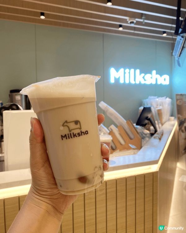 Milksha出左桂花烏龍凍，再加上杯高峯烏龍拿鐵真係好消暑...