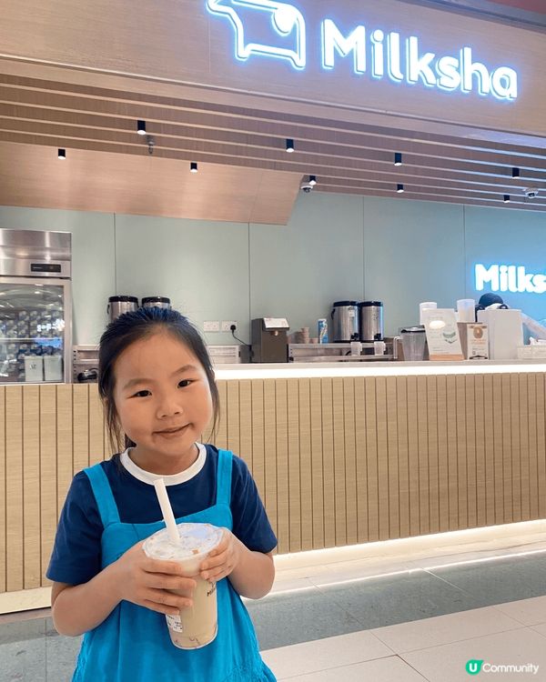 Milksha出左桂花烏龍凍，再加上杯高峯烏龍拿鐵真係好消暑...