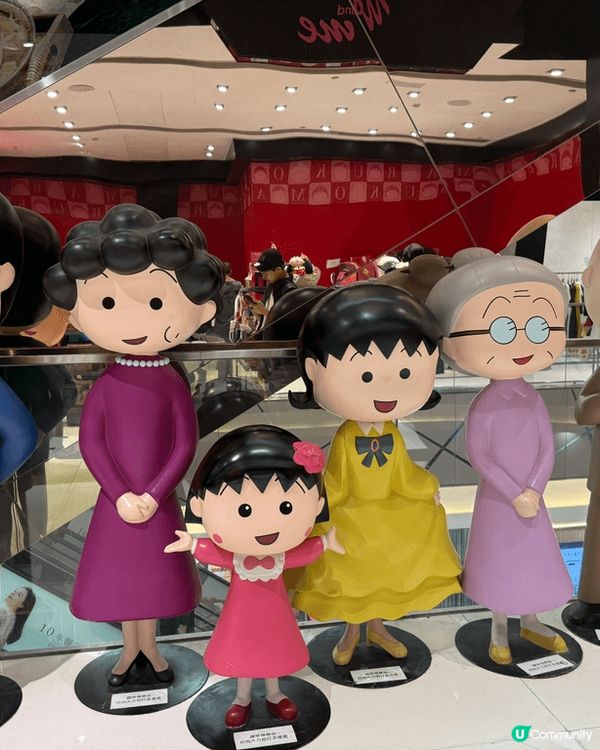 經過尖沙咀The One商場，發現有一間商舖有小丸子的打卡位...