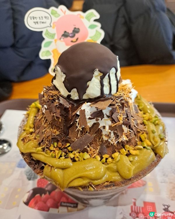 🇰🇷韓國雪冰夏日必食！Dubai朱古力刨冰🍧