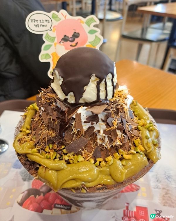 🇰🇷韓國雪冰夏日必食！Dubai朱古力刨冰🍧