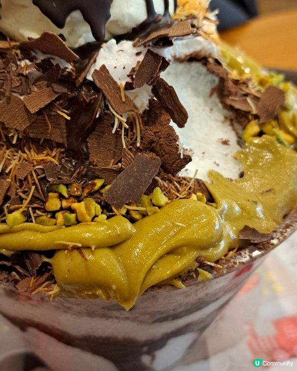 🇰🇷韓國雪冰夏日必食！Dubai朱古力刨冰🍧