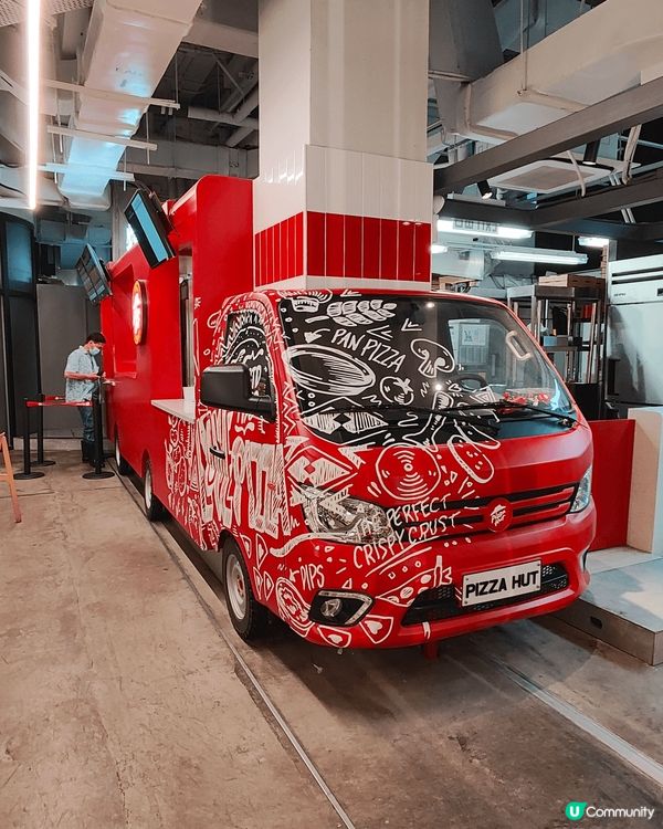 🍕Pizzahut中環街市店，由於G/F美食廣場內。快餐車設...