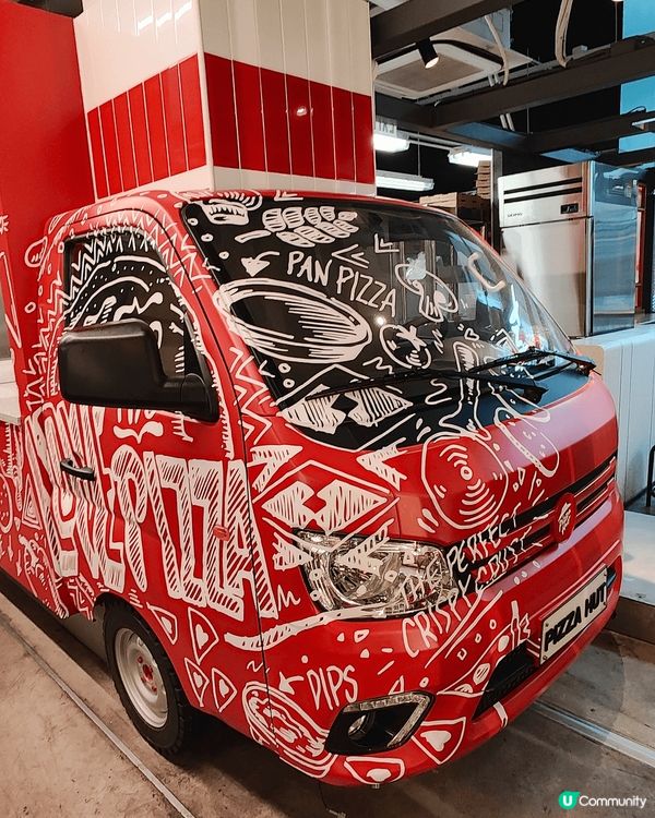 🍕Pizzahut中環街市店，由於G/F美食廣場內。快餐車設...