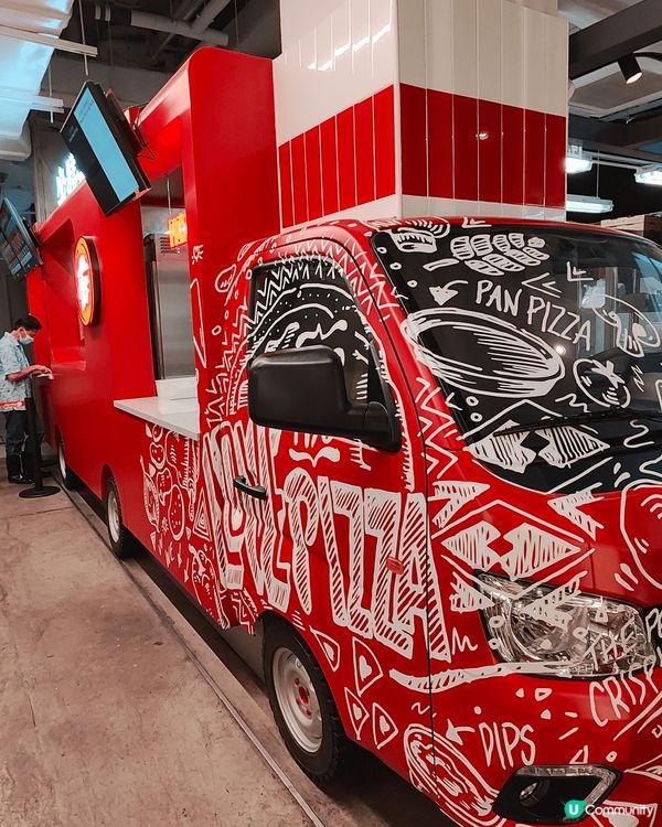 🍕Pizzahut中環街市店，由於G/F美食廣場內。快餐車設...