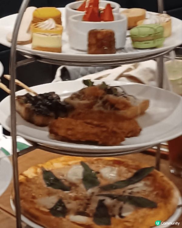 圍方,Cafe Deco Pizzeria 下午茶set,$...