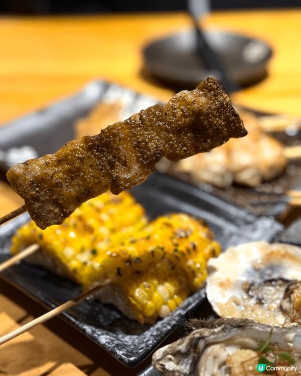 平價日式串燒好吸引，叫到成檯都係，平得嚟又有質數，除咗肉類仲...