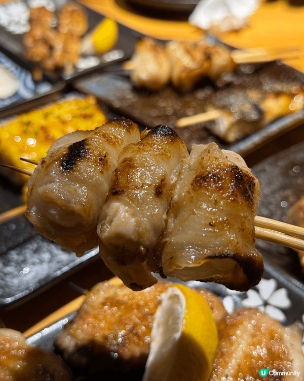 平價日式串燒好吸引，叫到成檯都係，平得嚟又有質數，除咗肉類仲...