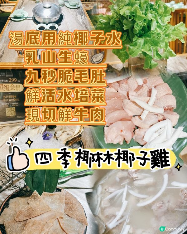 深圳必試椰子雞🔥  四季椰林羅湖店