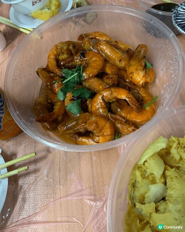 大排檔豉油王蝦一定係最夠鑊氣最好味，可口美味而有保留蝦鮮味....