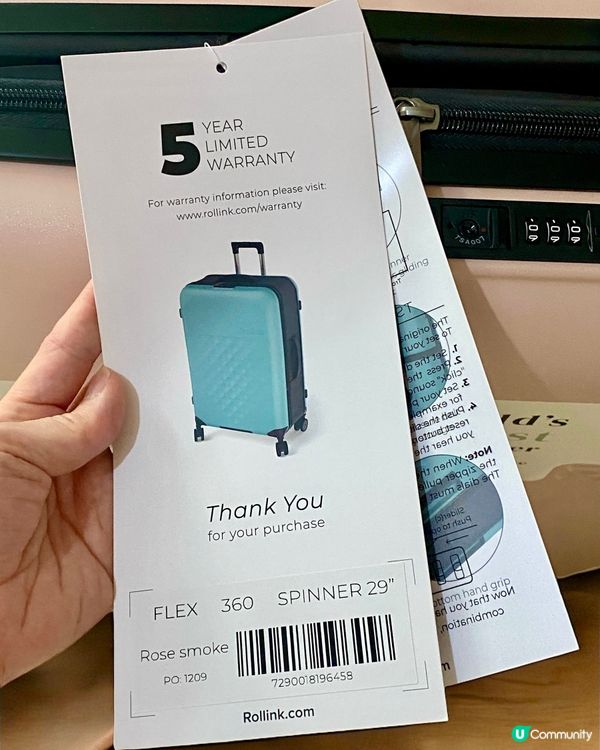 ✨香港🇭🇰-⚠️💬你會選擇摺疊式行李箱⁉️💢高顏值📍Rollink