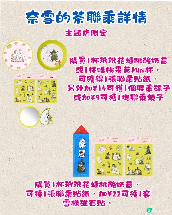 6.1兒童節深圳茶飲聯乘合集😍送Toy Story水鞋斜孭袋/海綿寶寶變色杯/姆明廚具碟/Hello Kitty香薰