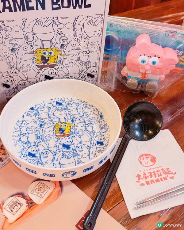二訪大叔拉麵🍜今次同海綿🧽寶寶聯承🤩