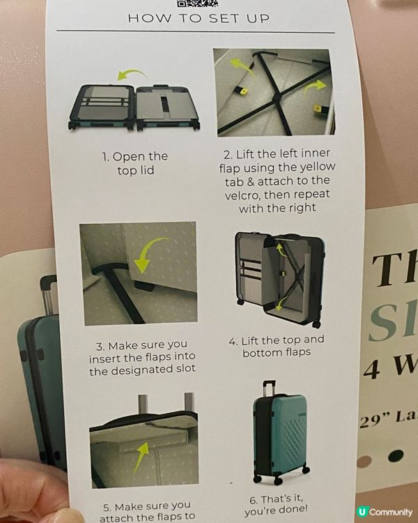 ✨香港🇭🇰-⚠️💬你會選擇摺疊式行李箱⁉️💢高顏值📍Rollink