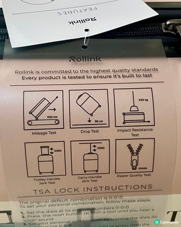 ✨香港🇭🇰-⚠️💬你會選擇摺疊式行李箱⁉️💢高顏值📍Rollink