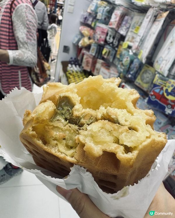 開心果脆醬格仔餅🧇💚😳