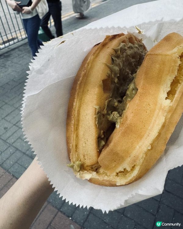 開心果脆醬格仔餅🧇💚😳