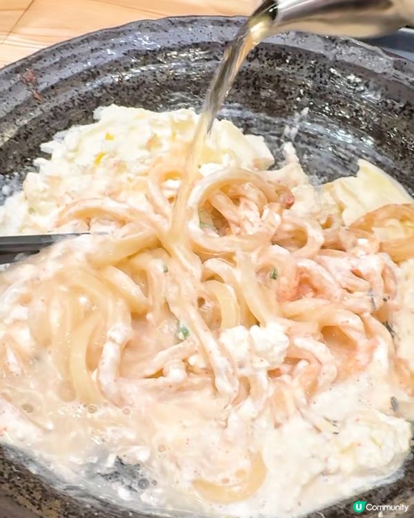 你會試嗎？ 濃厚奶油烏龍麵😍