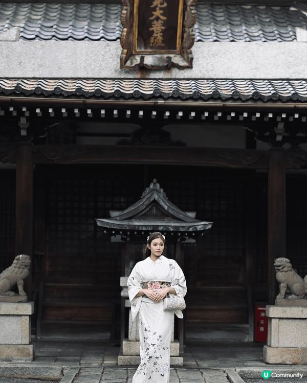 最近去咗京都影和服❤️全身造型仲包埋攝影師同所有相大約$80...
