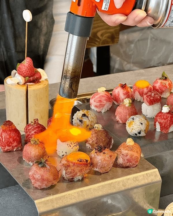 京都和牛壽司超可愛！