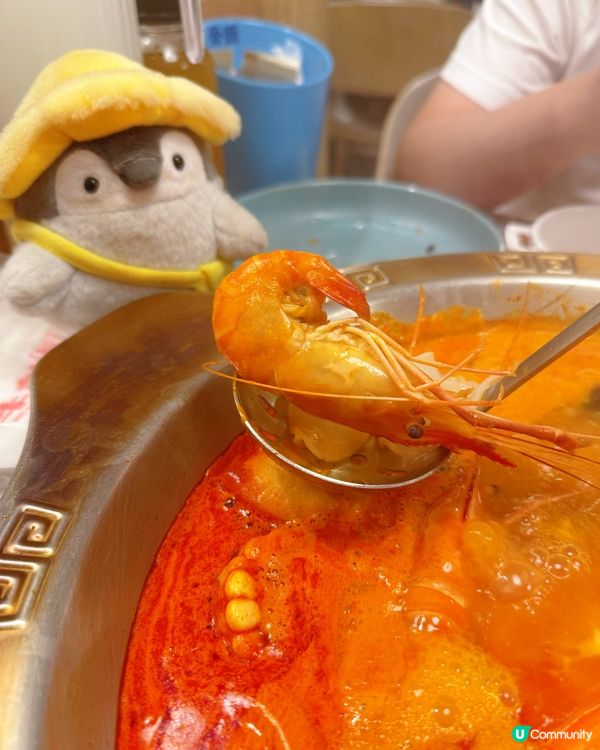 任食大頭蝦火鍋放題🥰