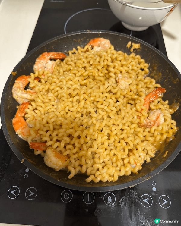 龍蝦湯+卷卷意粉=超好味🤣🤣❤️❤️