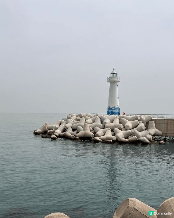 釜山最出名地標，天空膠囊，圍住海邊一邊行，打卡最岩