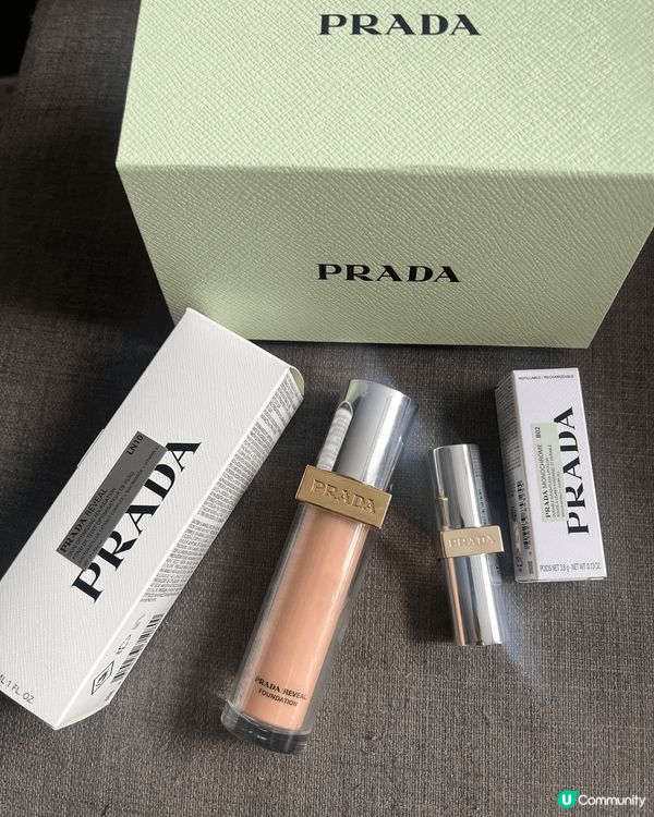 Prada唇膏💄B101號色×粉底液開啟奢華儀式感