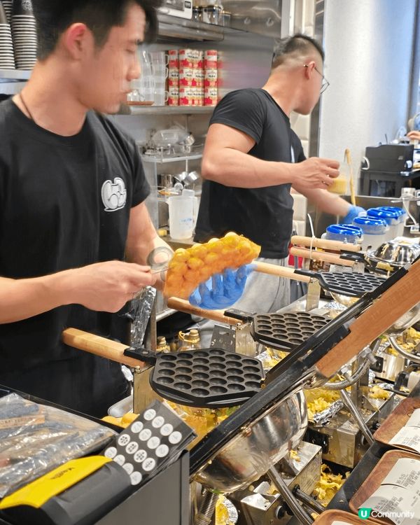 🐣 上環美食💥全港首創港式菠蘿包雞蛋仔✨
