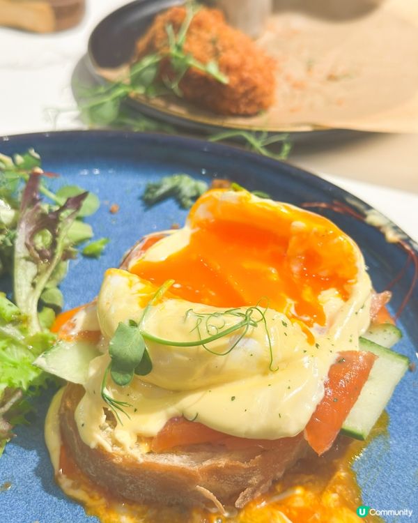 觀塘東廣場嘆西餐☕️🥐  
觀塘東廣場西餐好西，環境又闊落，