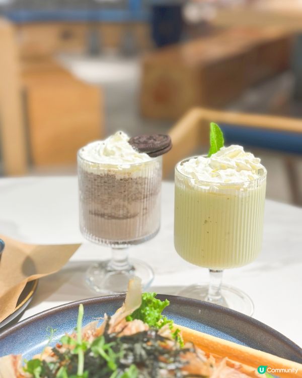 觀塘東廣場嘆西餐☕️🥐  
觀塘東廣場西餐好西，環境又闊落，