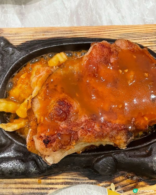 芝士鮮茄豬扒焗飯 👎🏻