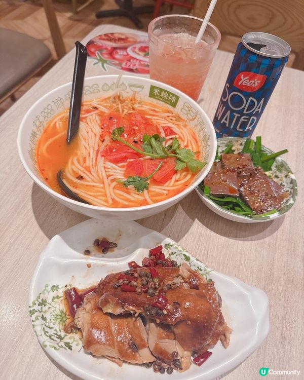 米線陣新湯底試食😋 麻椒一蕃麻辣番茄湯正呀！