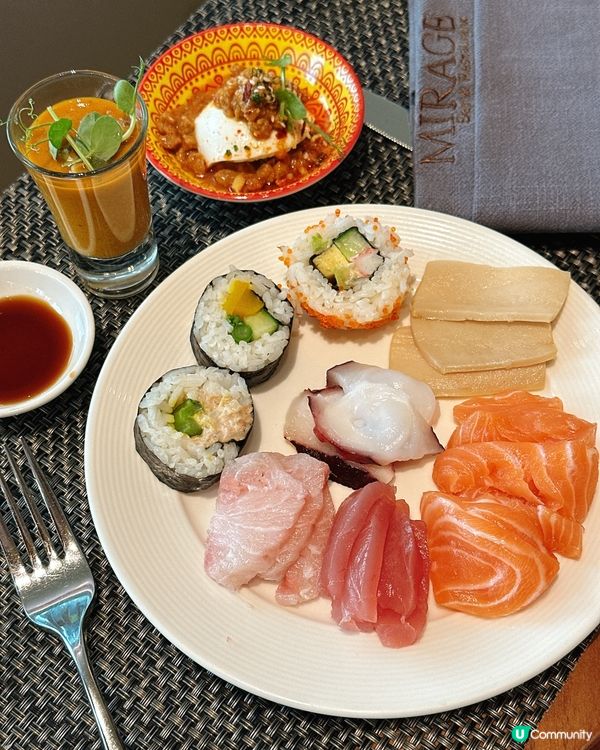 萬麗海景酒店新出半自助午餐🤩 75折優惠！