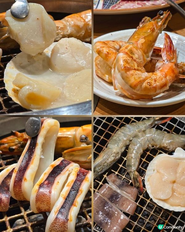 荔枝角高質又豐富和牛海鮮燒肉拼盤